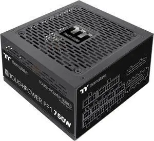 Thermaltake Toughpower PF1 750W 80+ Platinum Single Side SMD Compact Design Ultra Quiet 120mm Hydraulic Bearing Smart Zero Fan Full Modular Power Supply 10 Year Warranty PS-TPD-0750FNFAPU-1