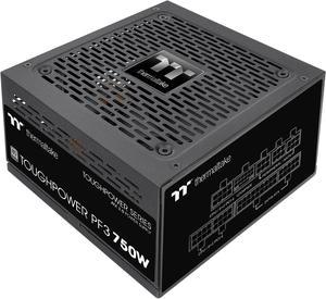 Thermaltake Toughpower PF3 750W 80+ Platinum ATX 3.0 (PCI-E 5.0 300W 12VHPWR Connector included) Full Modular SLI/Crossfire Ready Power Supply, PS-TPD-0750FNFAPU-3