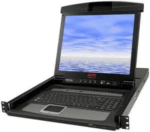 APC AP5816 Rackmount LCD Console with Integrated KVM Switch