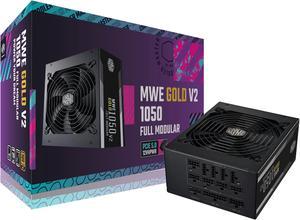 Cooler Master MWE Gold 1050 V2 ATX3.0 Fully Modular, 1050W, 80+ Gold Efficiency, Quiet 140mm FDB Fan, 2 EPS Connectors, High Temperature Resilience,  (MPE-A501-AFCAG-3US)