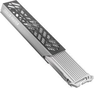 CoolerMaster Oracle AIR High Speed NVME M.2 SSD Enclosure, Full Toolless, Aluminum, USB 3.2 Gen 2 Type-C, Write|Read Gbp 10,Write| Read MB/s 1054, SSD Size 2280|2260|2242|2240|2230 (SOA010-ME-00)