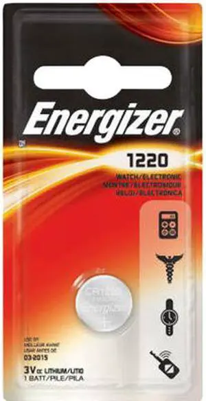 Energizer ECR1220BP 1220 Lithium Coin Cell Battery