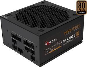 Rosewill HIVE Series, HIVE-850S, 850W Fully Modular Power Supply, 80 PLUS BRONZE Certified, Single +12V Rail, SLI & CrossFire Ready, Black