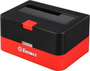 ENERMAX EB310SC 2.5" & 3.5" Black / Orange SATA I/II/III USB 3.0 USB 3.0 Hard Drive Docking, Hot Swap, Super Charge Port, SATA I/II/III HDD or SSD