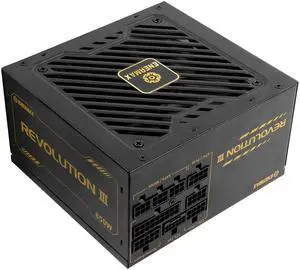 ENERMAX REVOLUTION III 850 - Fully Modular PC Power Supply - 850 Watts - 80 Plus Gold - 600W 12V-2x6 Connector - 100% Japanese Capacitors - Sleeved Cables - 10 Year Warranty