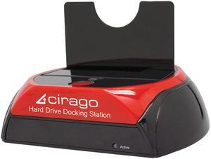 Cirago One Touch USB 2.0 to SATA HDD Docking Station Clone Hard Drive