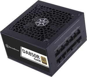 SilverStone DA850R-GMA 850 W ATX (ATX 3.0 Compatible) 80 PLUS GOLD Certified Full Modular Active PFC (PF>0.9 at full load) PFC Power Supply