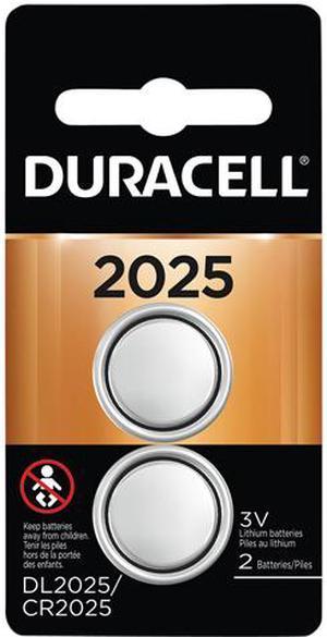 DURACELL DURDL2025B2PK Lithium Coin Cell Batteries