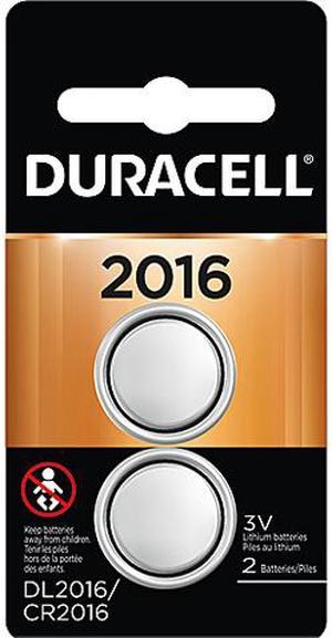 DURACELL DURDL2016B2PK Lithium Coin Cell Batteries