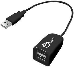 SIIG JU-H20011-S1 USB 2.0 2-Port Hub