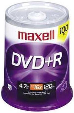 maxell 4.7GB 16X DVD+R 100 Packs Disc Model 639016
