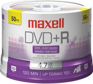 maxell 4.7GB 16X DVD+R 50 Packs Disc Model 639013