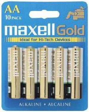 maxell 723410 10-pack AA Alkaline Batteries