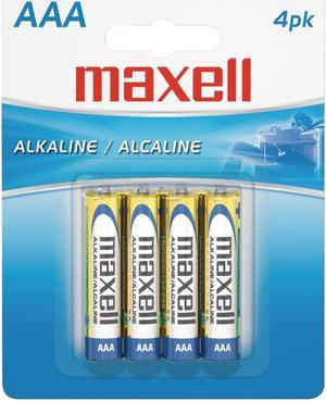 maxell 723865 - LR034BP 4-pack AAA Alkaline Batteries