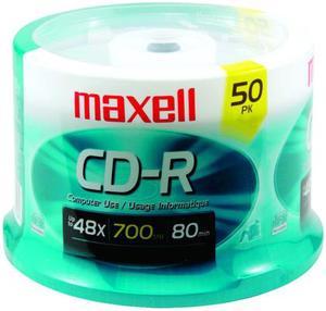 maxell 700MB 48X CD-R 50 Packs CD-R Media Model 623251/648250