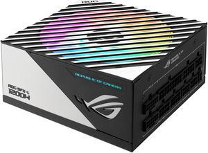 ASUS ROG Loki SFX-L 1200W Titanium PSU (Fully Modular Power Supply, 80+ Titanium, 120mm PWM ARGB Fan, Aura Sync, ATX 3.0 Compatible, PCIe 5.0 Ready)