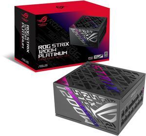 ASUS ROG Strix 1200W Platinum (Fully Modular Power Supply, 80 Plus Platinum Certified, ATX 3.1, GaN MOSFET, GPU-First Intelligent Voltage Stabilizer, 10-Year Warranty)