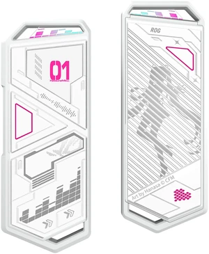 ASUS ROG Strix Arion Hatsune Miku Edition M.2 NVMe SSD Enclosure - USB-C 3.2 Gen 2 (10 Gbps), Dual USB-C to C and USB-C to A Cables, Screwdriver-free, aluminum-alloy case, and thermal pads ASUS ROG Strix Arion Hatsune Miku Edition M.2 NVMe SSD Enclosure - USB-C 3.2 Gen 2 (10 Gbps), Dual USB-C to C and USB-C to A Cables, Screwdriver-free, aluminum-alloy case, and thermal pads