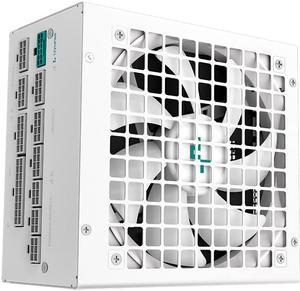 DeepCool PX850G WH ATX3.0 80 PLUS Gold Fully Modular 850W Power Supply, 135mm FDB Fan with Silent Fanless Mode, 160mm Compact Size