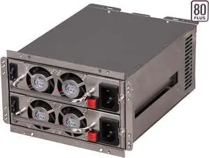 Athena Power AP-RRP4ATX6508 80 PLUS Certified 20+4Pin 2 x 500W Mini Redundant Server Power Supply