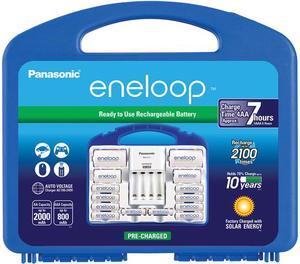 Panasonic Eneloop Power Pack with 8 AA 2 AAA 2 C Spacers 2 D Spacers Advanced Individual Battery Charger