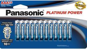 Panasonic  24-pack AAA Alkaline Batteries