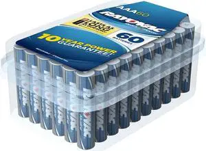 Rayovac 824-60PPF 60-pack AAA Alkaline Batteries