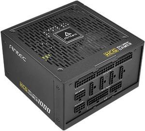 Antec High Current Gamer Series HCG1000 Gold, 1000W Fully Modular, Full-Bridge LLC and DC to DC Converter Design, Full Japanese Caps, Zero RPM Manager, Compacted Size 140mm, 10 Year Warranty