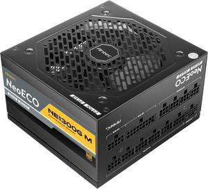 ANTEC NeoECO Series NE1300G M ATX3.0, 1300W Full Modular PSU, 80 PLUS Gold Certified, PCIE 5.0 Support, PhaseWave Design, Japanese Caps, Zero RPM Manager, Silent 120mm Fan