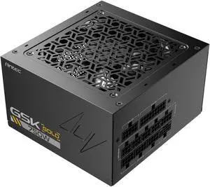 ANTEC GSK750 V2 ATX3.1, 750W Full Modular PSU, 80 PLUS Gold Certified, PCIE 5.1 Support, PhaseWave Design, Zero RPM Manager, 120mm Silent Fan, 10-Year Warranty, High-Quality Braided Cable