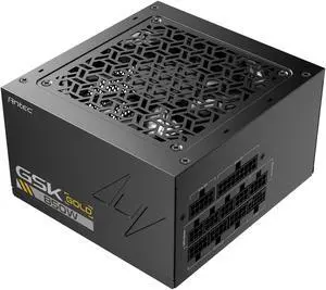 ANTEC GSK850 V2 ATX3.1, 750W Full Modular PSU, 80 PLUS Gold Certified, PCIE 5.1 Support, PhaseWave Design, Zero RPM Manager, 120mm Silent Fan, 10-Year Warranty, High-Quality Braided Cable