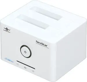 Vantec NexStar SuperSpeed Dual Bay 2.5"/3.5" SATA to USB 3.0 Hard Drive Dock - Model NST-D400S3 Vantec NexStar SuperSpeed Dual Bay 2.5"/3.5" SATA to USB 3.0 Hard Drive Dock - Model NST-D400S3