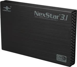 VANTEC NST-270A31-BK 2.5" Black Standard SATA Micro B 2.5” SATA 6 Gb/s to USB 3.1 Gen II Type-A SSD/HDD Enclosure