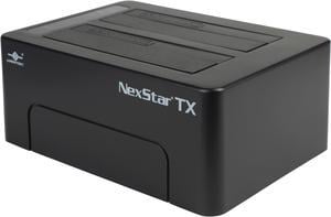 VANTEC NexStar TX NST-D428S3-BK 2.5" & 3.5" Black Standard SATA x 2 (Dual Bay) USB Type B External Enclosure