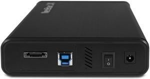Vantec NexStar JX USB 3.2 Gen1x1, 3.5" or 2.5” SATA III HDD/SSD Drive Enclosure with eSATA - Aluminum casing, ABS Plastic - Black  NST-358SU3-BK