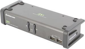 IOGEAR GCS1102 2-Port DVI KVMP Switch w/ Cables