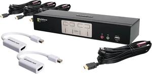 IOGEAR GCS1794MDPKIT 4-Port HDMI and Mini DisplayPort KVMP Kit with USB Hub and Audio IOGEAR GCS1794MDPKIT 4-Port HDMI and Mini DisplayPort KVMP Kit with USB Hub and Audio