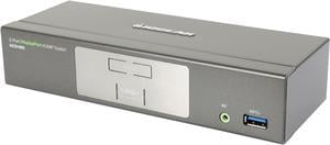 IOGEAR GCS1902 2-Port DisplayPort KVMP Switch with USB 3.0 Hub (TAA Compliant)