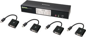 IOGEAR GCS1642MDPKIT 2-Port Dual-Link Dual View DVI and Mini DisplayPort KVMP Kit (TAA Compliant)
