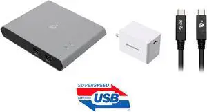 IOGEAR GUD3C04PWRKIT Access Pro 2-Port USB-C KVM Switch with Power Adapter KIT (TAA)