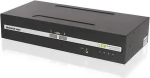 IOGEAR Dual View DisplayPort KVM Switches w/ Audio GCS1422TAA4