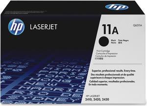 HP 11A LaserJet Toner Cartridge - Black