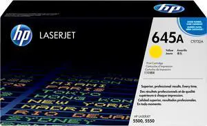 HP 645A LaserJet Toner Cartridge - Yellow