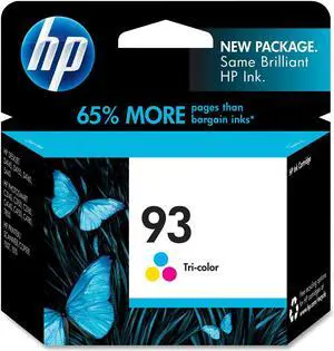 HP 93 Tri-Color Inkjet Print Cartridge (C9361WN)