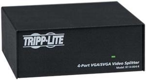 Tripp Lite VGA/SVGA 350MHz Video Splitter - 4 Port (HD15 M/4xF) B114-004-R B114-004-R