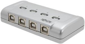 Tripp Lite 4-Port USB 2.0 Hi-Speed Printer / Peripheral Sharing Switch (U215-004-R)