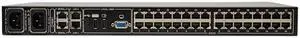 Tripp Lite 32-Port Cat5 1U Rack-Mount KVM Switch with IP Remote Access with 16 USB Dongles, 2+1 User, VGA, USB (B072-032-IP2-K)