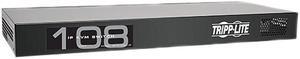 Tripp Lite 8-Port Cat5 1U Rack-Mount KVM Switch with IP Remote Access, 1+1 User, VGA, USB (B072-008-1-IP)