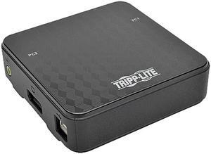 Tripp Lite 2-Port DisplayPort 1.2 KVM Switch with Audio, Cables and USB Peripheral Sharing (B004-DP2UA2-K)