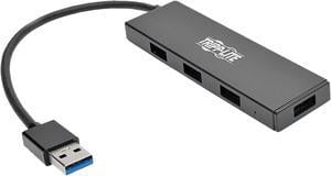 Tripp Lite U360-004-SLIM 4-Port Ultra-Slim Portable USB 3.0 SuperSpeed Hub